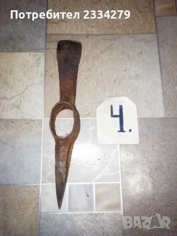 Антични сатър, нож, масат, рукан, копач. , снимка 11 - Антикварни и старинни предмети - 51762665