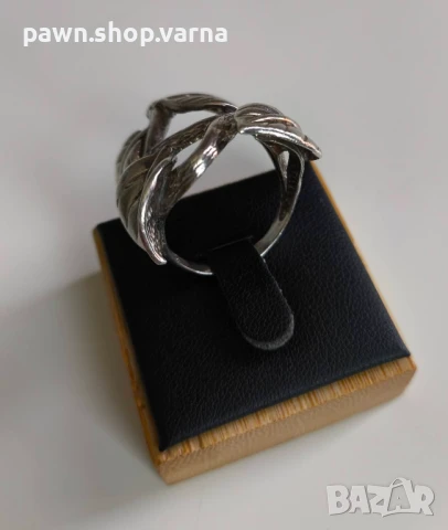 Масивен сребърен пръстен – проба 925, снимка 3 - Пръстени - 51026425