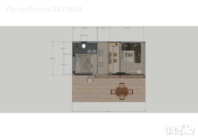 Къща,Бунгало,Бунгала,Сглобяеми къщи,Преместваеми,Модулни,Жилищни-35м², снимка 6 - Строителни материали - 44212037