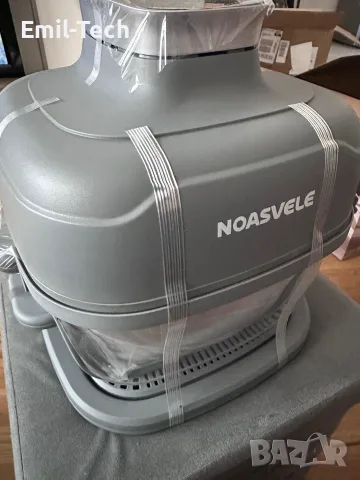 Еърфрайър 1500 W със стъклени съдове 4,2 и 2,2 л, 4 програми, снимка 3 - Други - 56343914