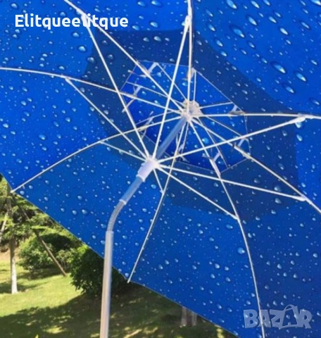 Плажен чадър 180 см – Перфектната сянка за горещите дни NS3941 UV защита топ качество, снимка 5 - Други стоки за дома - 52184825