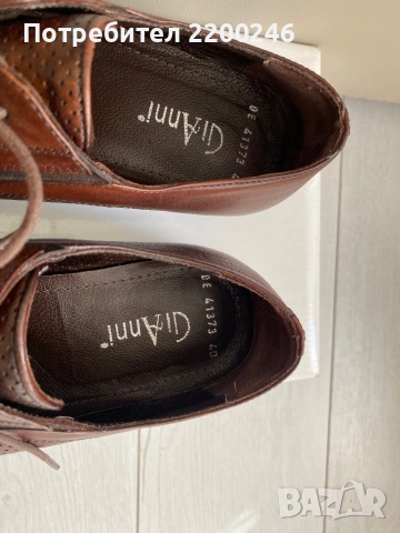 Gi Anni мъжки обувки естествена кожа, снимка 3 - Официални обувки - 51850229