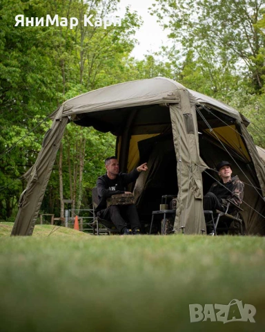 Шатра с надуваема рамка Fox Air Frame Social Shelter 2.5m x 2.5m, снимка 4 - Палатки - 53808242