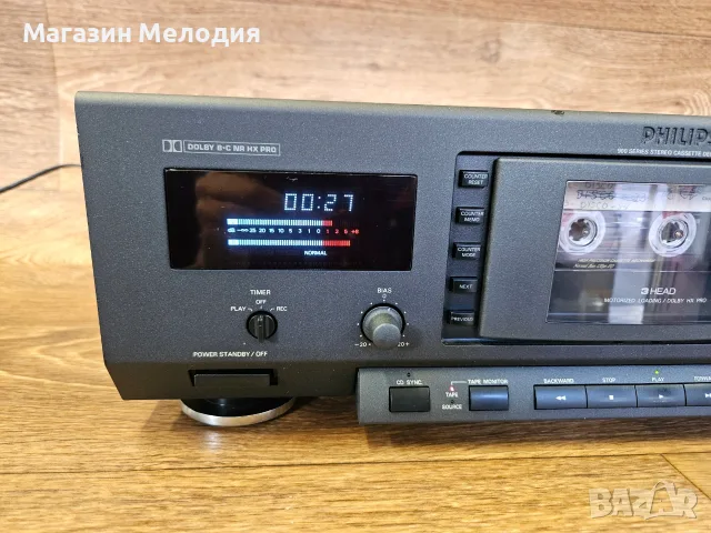 Касетен дек Philips FC 950 3-Head – Флагманът на 900 Series, Триглав касетен дек, снимка 4 - Декове - 55738596