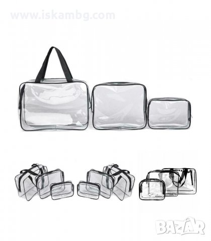 К-Т ОТ 3БР. ПРОЗРАЧНИ НЕСЕСЕРИ С ЦИП - код 2529, снимка 10 - Други - 33937100