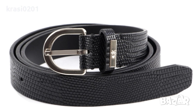 Оригинални, дамски колани на Calvin Klein! 100% естествена кожа , снимка 4 - Колани - 52495842