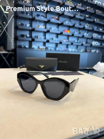 слънчеви очила prada cartier ray ban Gucci с черен обикновен калъф и ув защита , снимка 6 - Слънчеви и диоптрични очила - 53660558