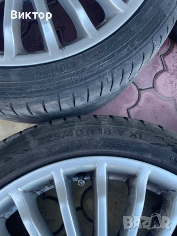 Джанти Мерцедес 18 Спорт Пакет W209, снимка 3 - Гуми и джанти - 52011421