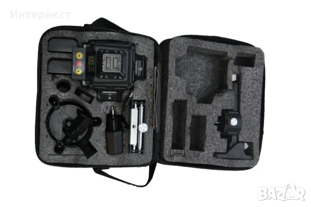 4D лазерен нивелир с 16 линии и дисплей, снимка 8 - Други - 46501352