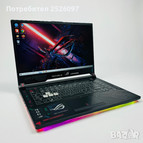 ASUS ROG Strix G15 144Hz/i9-9880H/RTX 2070 8GB DDR6/16GB, снимка 4 - Лаптопи за игри - 44551547