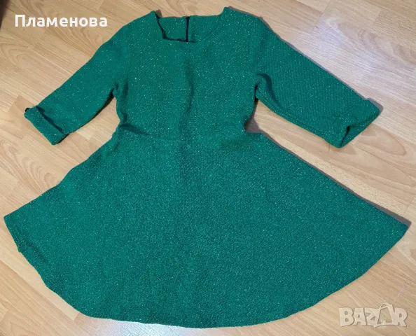 Дамска рокля фино плетиво с блясък - S/M 