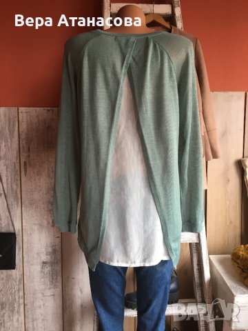 🧚🏽‍♂️ Туника в цвят мента с ефектен гръб🧚 хл🧚🏽‍♂️ Amisu🧚🏻‍♀️, снимка 2 - Туники - 44178023