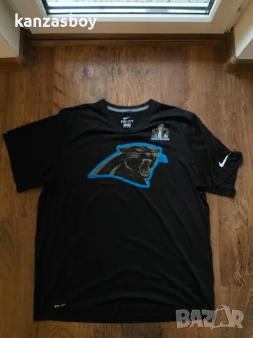 nike carolina panthers - страхотна мъжка тениска 2ХЛ, снимка 4 - Тениски - 48456665