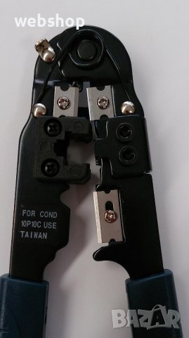 Клещи за кримпване HT-2092C, интернет кабел, RJ45, 6pin, 8pin, 10pin, снимка 4 - Клещи - 41452234