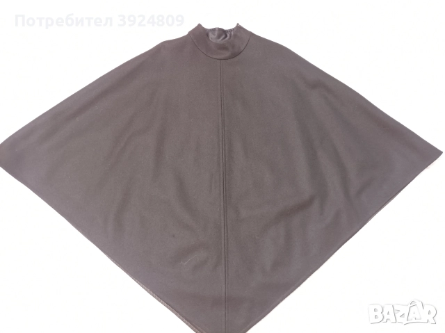 Черно елегантно пончо, снимка 8 - Палта, манта - 52866165