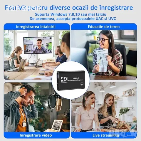 Сплитер HDMI 4K,, Sundiguer, 4K, HDMI, портове, USB3.0, Черен, снимка 3 - Друга електроника - 48735429