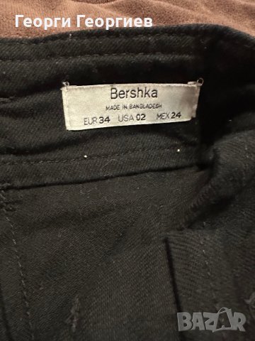 Уникални дънкови панталонки Bershka, снимка 4 - Къси панталони и бермуди - 41536397