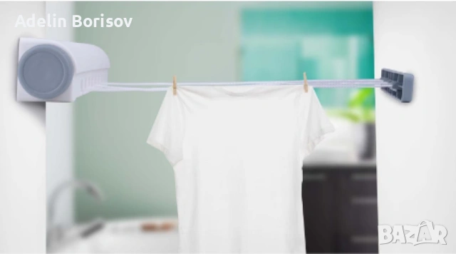 Разтегателен сушилник за дрехи, снимка 4 - Други стоки за дома - 53592573