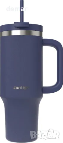Contigo Streeterville Чаша 1200 ml с дръжка, изолирана със сламка и капак, студено за 29 часа, снимка 2 - Чаши - 47503230