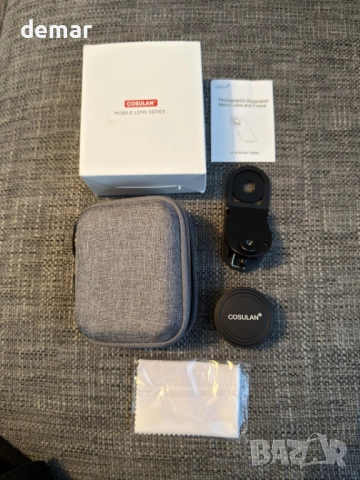 4K UHD професионален макро обектив за смартфони – 10x увеличение, снимка 10 - Селфи стикове, аксесоари - 52691490