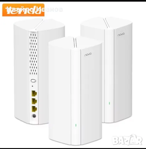 Mesh Wi-Fi 6 система за цял дом - 3бр. Tenda Nova MX12, снимка 2 - Рутери - 56089264