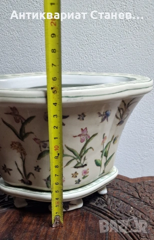 Винтидж декоративна кашпа , снимка 6 - Декорация за дома - 53276762