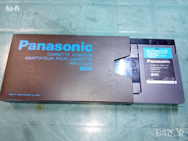 Адапторна касета s vhs panasonic, снимка 1 - Плейъри, домашно кино, прожектори - 41571270