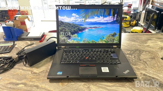 Лаптоп Lenovo ThinkPad W520, Intel i7 2760QM 8 CPUs 2.40GHz, 8 GB RAM, 240 GB SSD, Win 10 Pro