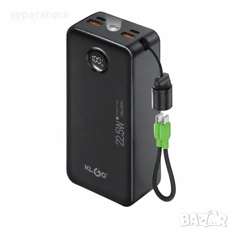Външна батерия 30000mAh Digital One SP01481 KP-88, 22.5W бързо зареждане PD и QC3.0, снимка 2 - Оригинални зарядни - 55752718