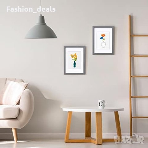 Нов Комплект 4 броя дървени рамки за картини снимки стена 12x9 инча, снимка 5 - Други стоки за дома - 41555364