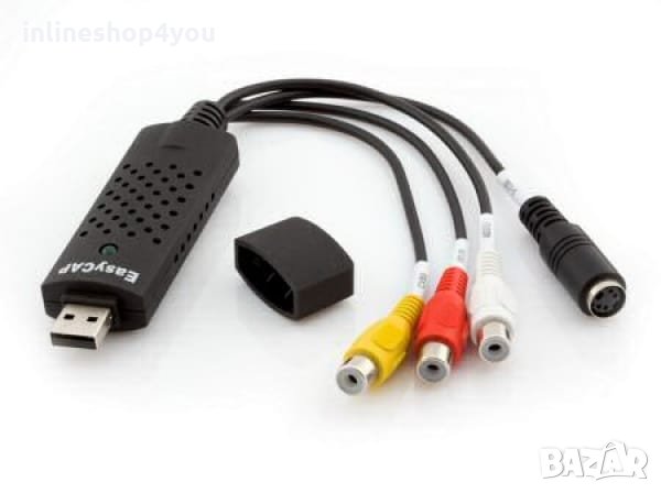 1 или 4 Kанален Видео Рекордер ( EasyCap ) DVR Устройство за Лапто, снимка 3 - Други - 34326075