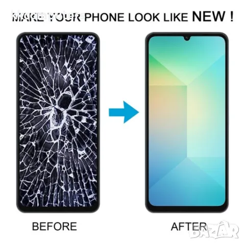 LCD Дисплей и Тъчскрийн за Samsung Galaxy A06 SM-A065F, снимка 5 - Калъфи, кейсове - 48196990
