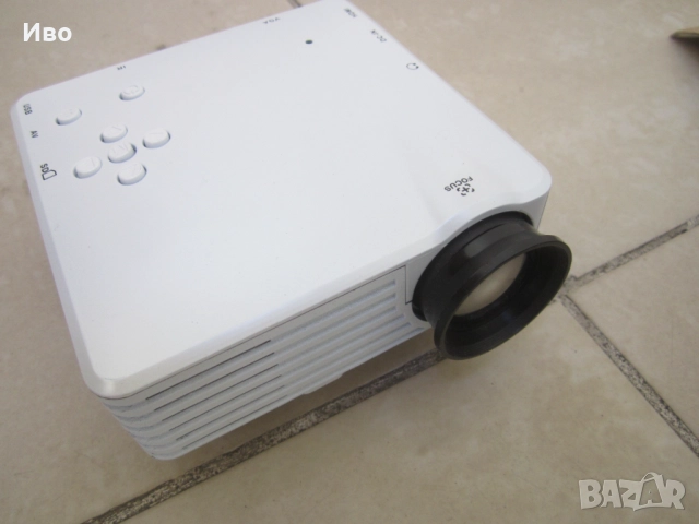 Портативен мини LED проектор GP7S HDMI, SD, USB VGA, снимка 5 - Плейъри, домашно кино, прожектори - 51710971