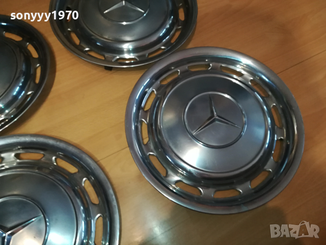 *МЕРЦЕДЕС РЕТРО ТАСОВЕ-4БР ИНОКС 1903240757, снимка 8 - Антикварни и старинни предмети - 44834264