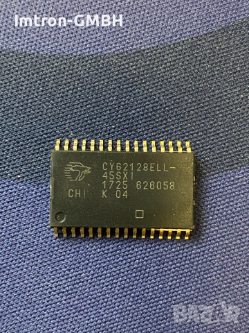 Memory IC CY62128ELL-45SX SRAM памет 128kx8bit 4.5-5.5V 45ns SO32, снимка 1 - Друга електроника - 44760926