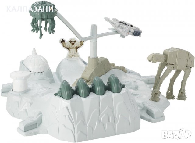 Игрален комплект Hot Wheels CGN33 Star Wars - Echo Base Battle, снимка 2 - Коли, камиони, мотори, писти - 35944343