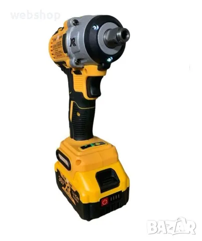 Акумулаторен ударен гайковерт 300-850Nm, 36V + 26 аксесоара, снимка 5 - Винтоверти - 49589371