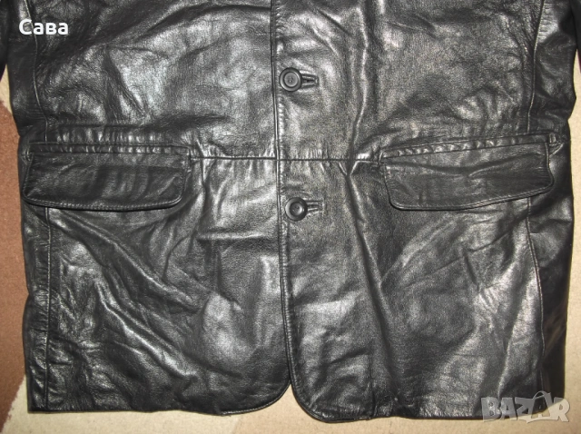 Кожено яке SELECTED  мъжко,М, снимка 3 - Якета - 53818001