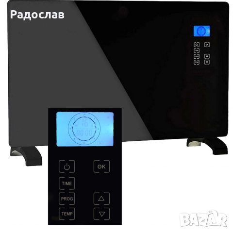 Електрически конвектор Heltes 2000W,Стилен отоплителен уред с LCD дисплей и седмично програмиране., снимка 7 - Отоплителни печки - 52870206