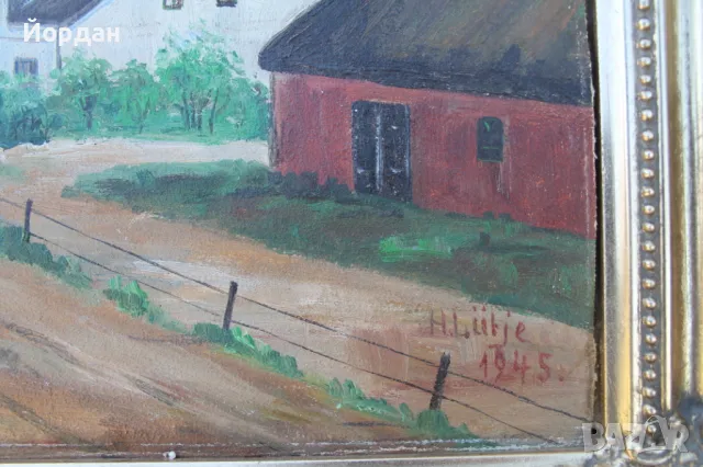 Стара Европейска картина, снимка 11 - Картини - 50099476