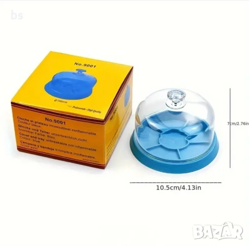 Прахозащитен капак за ремонт на часовници с 6 отделения и тава, снимка 3 - Други инструменти - 50658545