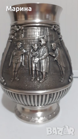 Комплект за вино и ракия от калай Antik*Vintage #93 1, снимка 5 - Антикварни и старинни предмети - 53821725