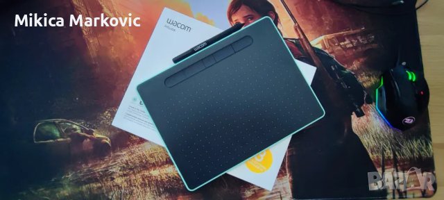 Wacom Intuos Small Bluetooth - таблет за рисуване и писане (зелен)
