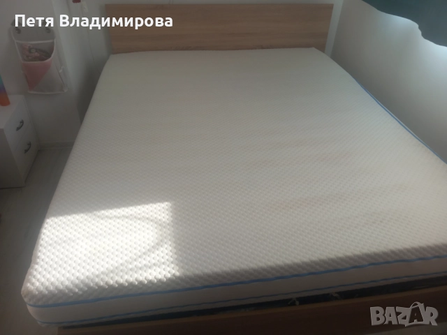 Двулицев матрак пяна 160x200 + подматрачна рамка