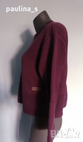 Спортен кроп пуловер "Antognini jeans" / голям размер, снимка 3 - Блузи с дълъг ръкав и пуловери - 16186119