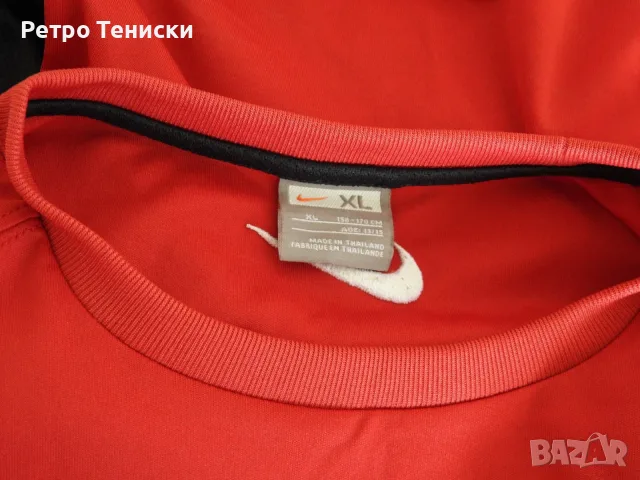 Тениска • Nike • червено • размер XL • Деца, снимка 4 - Тениски - 56319782