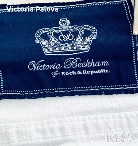 VICTORIA BECKHAM оригинал бели дънки, снимка 6 - Дънки - 41367177