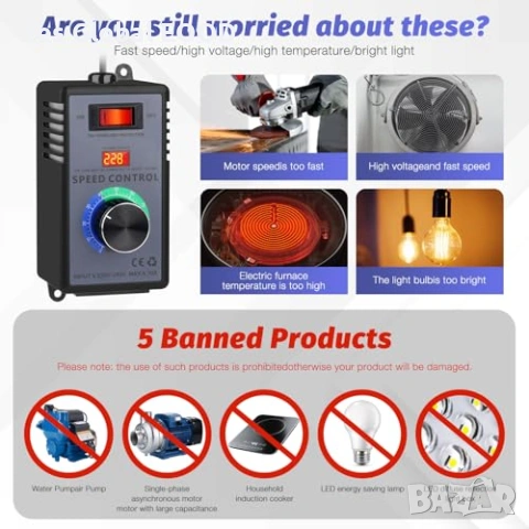 Mineup регулатор 220V 4000W 10A, снимка 5 - Друга електроника - 53630072