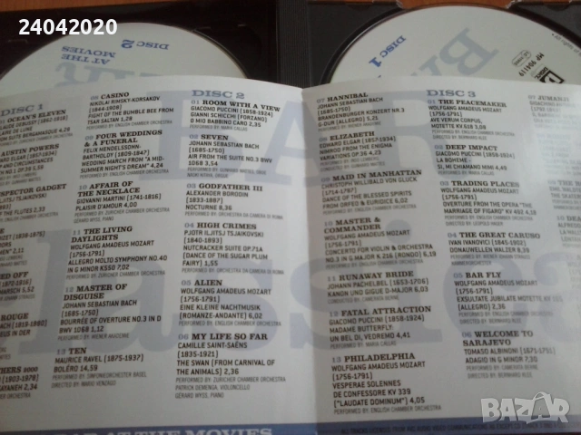 Classical Bar At The Movies 3CD original, снимка 2 - CD дискове - 53846778