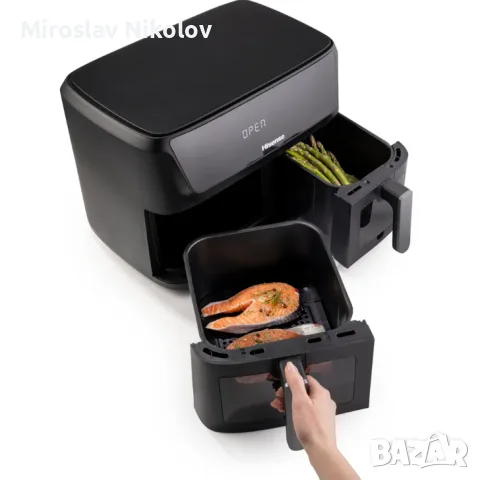 Air Fryer Hisense HAF2700DCD – 11 л, 2700 W - Въздушен фритюрник (еърфрайер) + Подарък Sano Jet 1L., снимка 5 - Фритюрници - 55932079